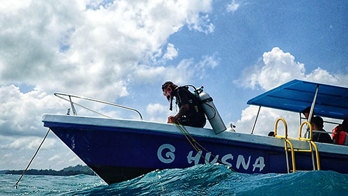 boat dive