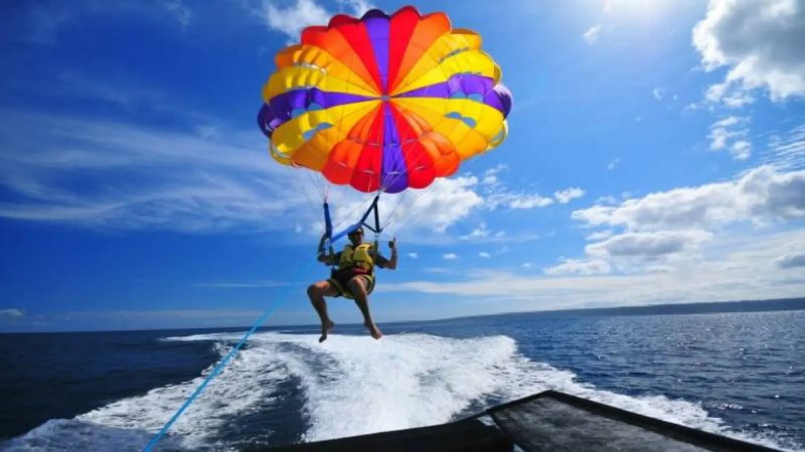 Parasailing at Elephant Beach
