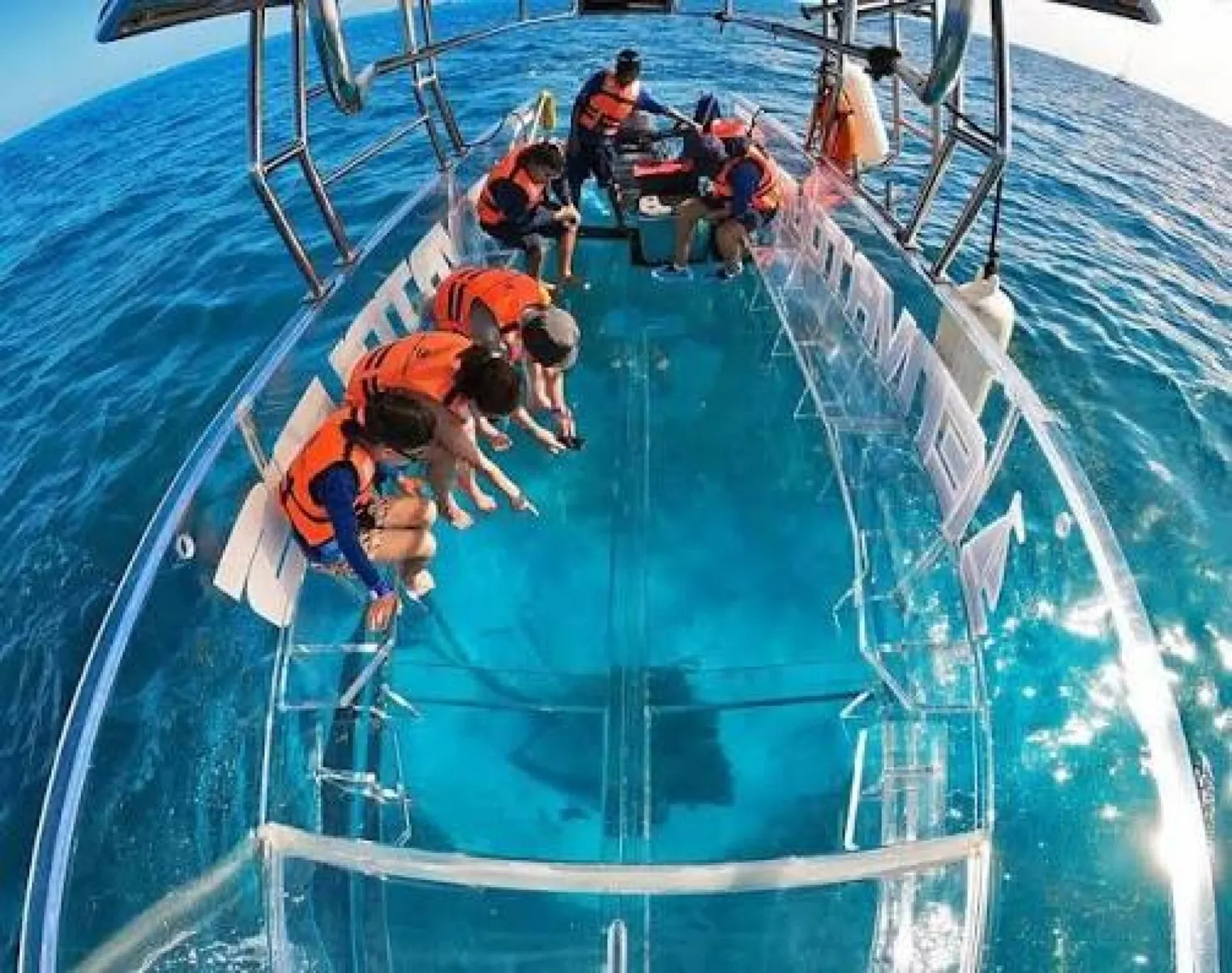 Glass Bottom Boat Ride at Neil Island
